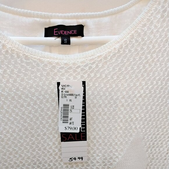 Evidence white mesh top/tunic - Picture 3 of 12